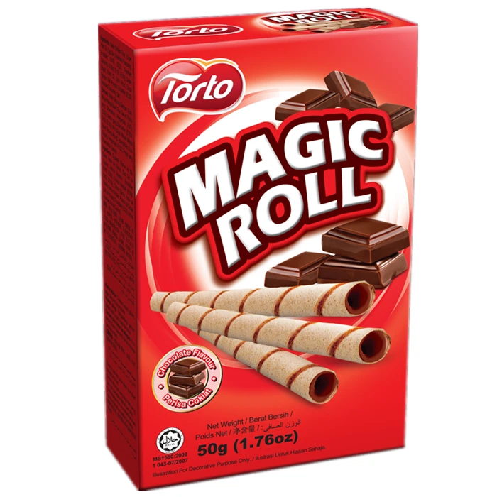 Wafer Stick Egg Rolls Automatic Packing Machine