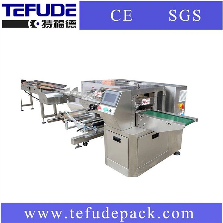 Down Paper Flow Wrapper Flowing Wrapping Tissue Packaging Machines
